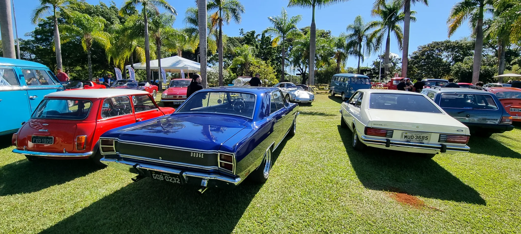 Ambiente de encontro do Veteran Car Brasília